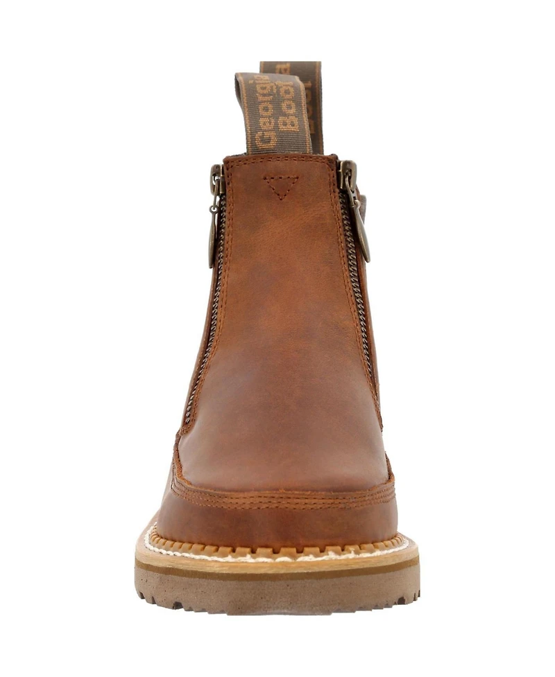 Georgia Boot Women's Side Zip Chelsea Romeo