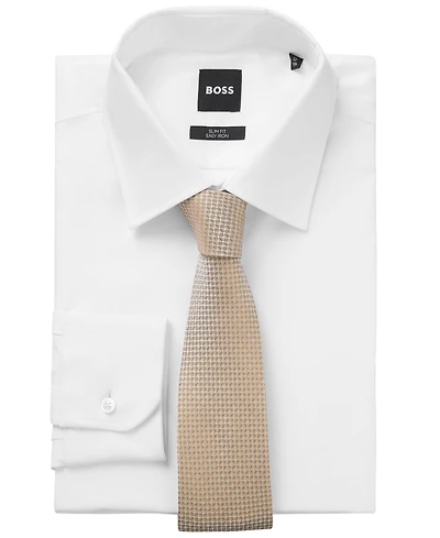 Boss by Hugo Boss Men's Micro Pattern Silk-Blend Tie