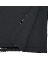 Saro Lifestyle Double Line Embroidered Table Runner 16" x 72"