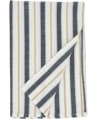 Saro Lifestyle Modern Striped Tablecloth, 70" x 70"