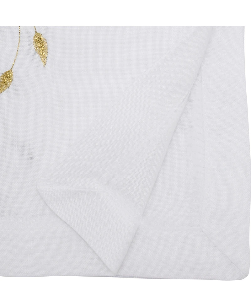 Saro Lifestyle Exquisite Embroidered Pomegranate Runner, 16" x 72"