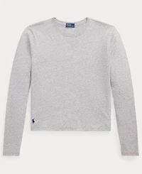 Polo Ralph Lauren Women's Shrunken-Fit Jersey Long-Sleeve Tee
