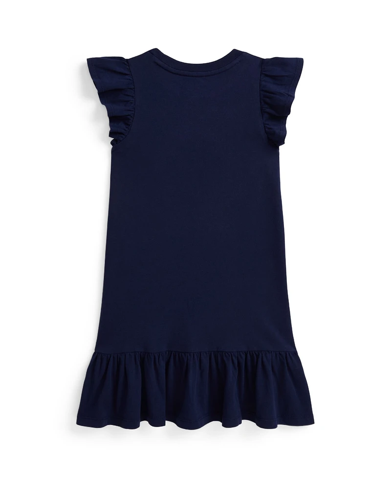 Polo Ralph Lauren Toddler and Little Girls Bear Jersey Dress