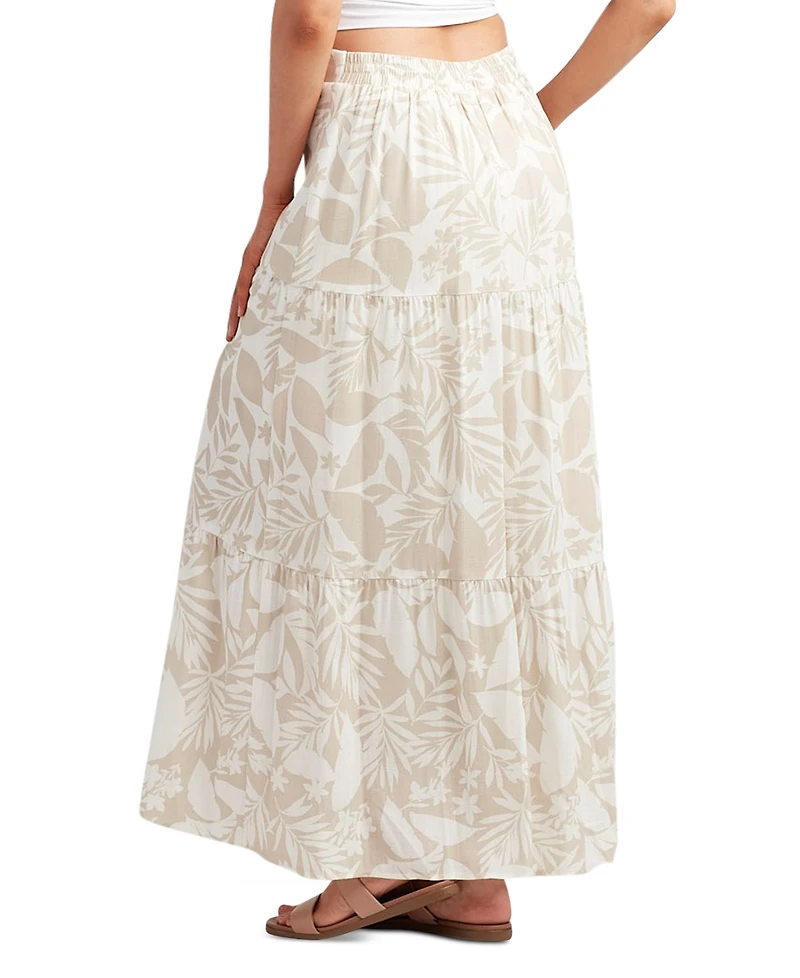 Bcx Juniors' Printed Maxi Skirt