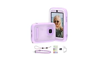 myFirst Camera 50 (Purple) New Ai Editor Camera for Kids, 20MP Photos 1080P Video, Front & Selfie Lens, Birthday Gifts for Boys & Girls Ages 4-15 Port
