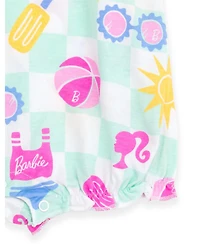 Barbie Baby Girls Sleeveless Bubble Romper