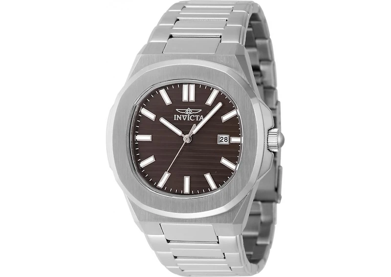 Invicta Men's 48321 Speedway Quartz 3 Hand Brown Dial Watch