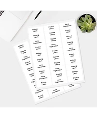 Polono Shipping Address Labels, 1" x 2-5/8" Address Labels for Laser & Inkjet Printers, Mailing Labels for 5160, 5260, 8160, Strong Adhesive for Fba L