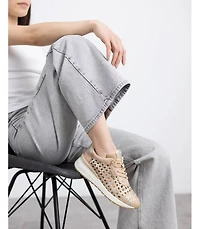 Carmela Leather Women's Braided Sneakers By Xti