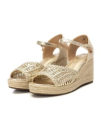 Women's Raffia Wedge Sandals By Xti