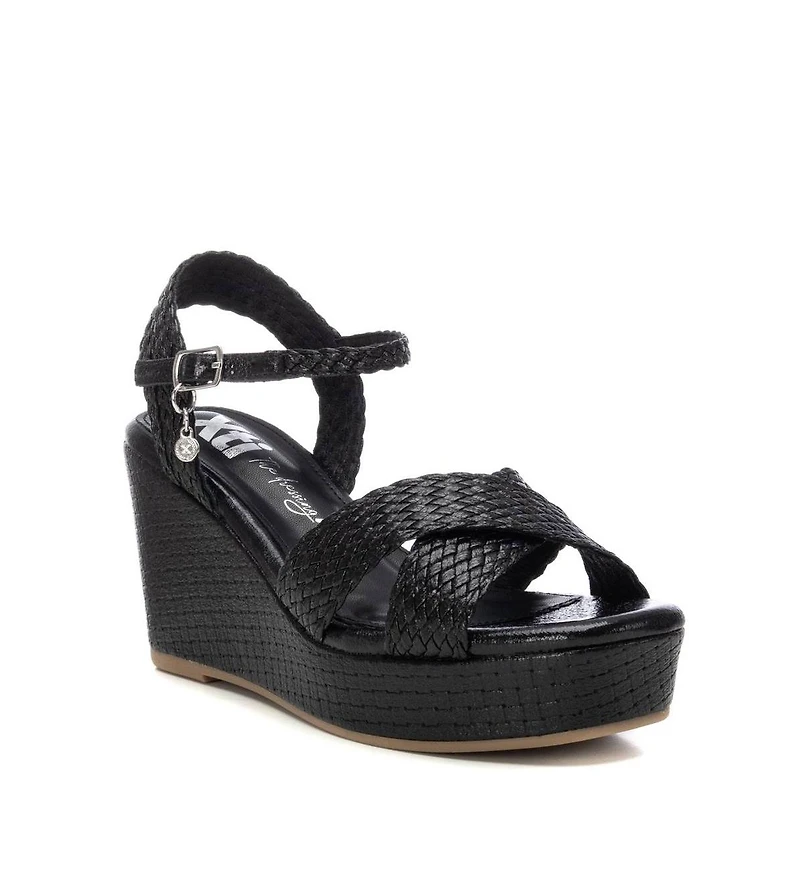 Women's Criss Cross Wedge Sandals By Xti