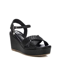 Women's Criss Cross Wedge Sandals By Xti
