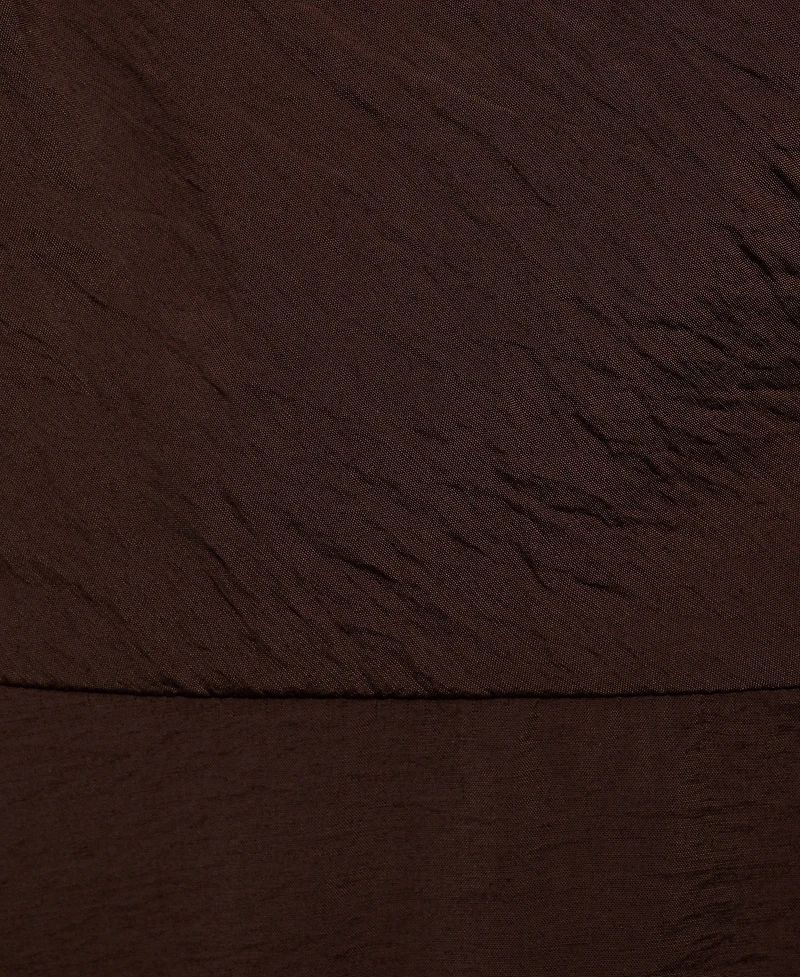 Mango Women's Puffed Hem Midi Dress