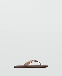Mango Women's Die-Cut Vinyl Strap Sandals