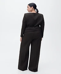 Mango Women's Straight Suit Pants