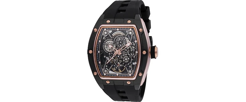 Invicta Men's S1 Rally Automatic 3 Hand Black Dial Watch