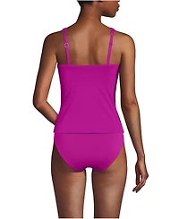 Lands' End Women's Macrame Tankini Top