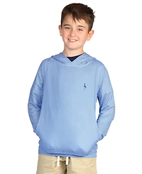 Tailorbyrd Boys Micro Stripe Printed Performance Hoodie