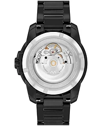 Movado Men's Bold Verso Swiss Automatic Ionic Plated Black Steel Watch, 41mm
