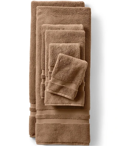 Lands' End Essential Cotton 6-Piece Bath Towel Set