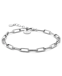 Vincero Women's The Chain Link Bracelet – Silver Plated Stainless Steel, 7"