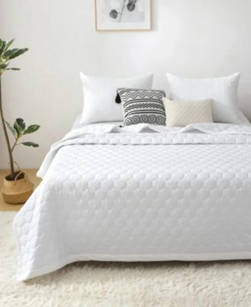 St. James Home Mini Honeycomb Down Alternative Blanket Set