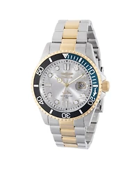 Invicta Men's Pro Diver Quartz 3 Hand Silver Dial Watch