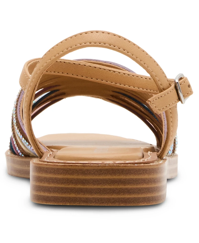 Steve Madden Big Girls J-Playful Strappy Sandals