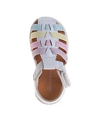 Laura Ashley Toddler Girls Flowers Open Design Sandals