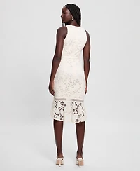 Guess Women's Itzel V-Neck Sleeveless Belted Dress