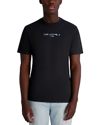 Karl Lagerfeld Paris Men's Camo Logo T-Shirt