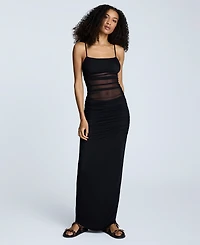 Kenneth Cole Women's Ruched Bodycon Maxi Dress