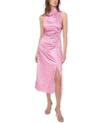 Parker Women's The Ayla Ruched Mock-Neck Midi Dress