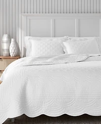 Charter Club Bailey Scallop 3-Pc. Quilt Set, King, Exclusively at Macy's