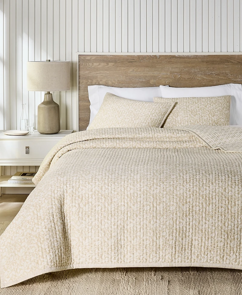 Charter Club Leaf Silhouette 3-Pc. Quilt Set, Full/Queen, Exclusively at Macy's