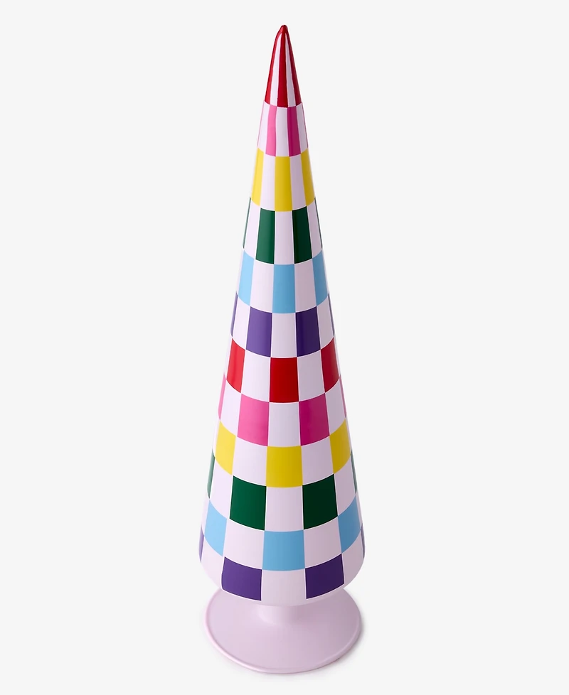 Holiday Lane Whimsy Medium Rainbow Check Tree, Macy's Exclusive