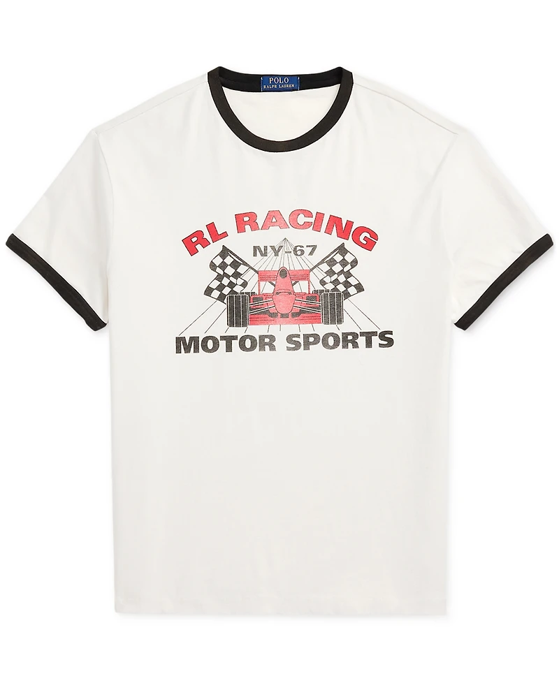 Polo Ralph Lauren Men's Classic-Fit Jersey Graphic T-Shirt
