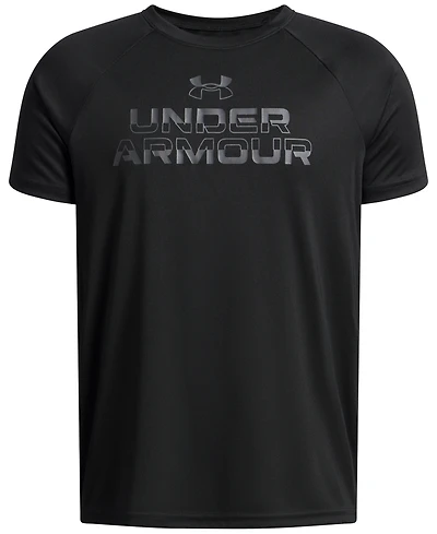 Under Armour Big Boys Tech Split Wordmark Graphic Short-Sleeve T-Shirt