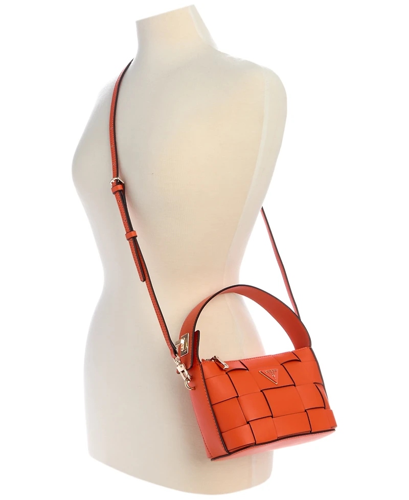 Guess Maylee Mini Woven Hobo Bag