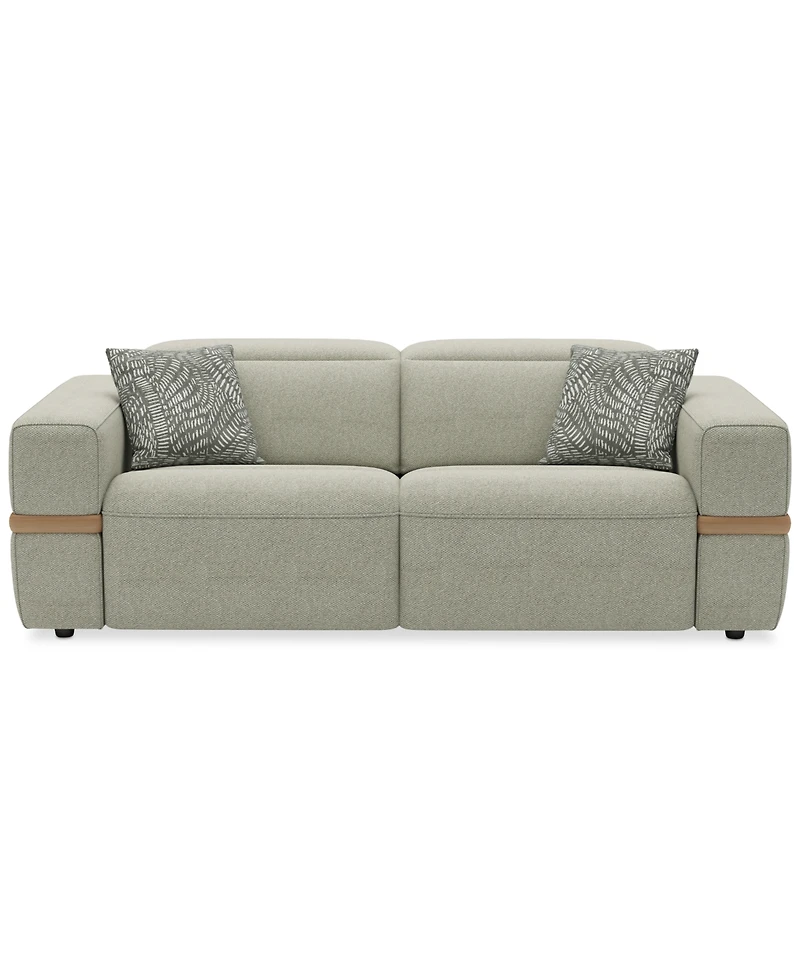 Nierling Fabric Power Motion Sofa with Headrest, Exclusively at Macy's