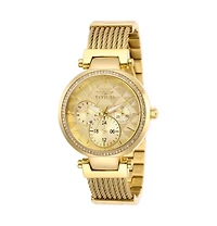 Invicta Women's Angel Quartz Chronograph Gold Dial Watch