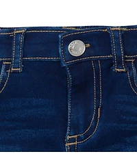 Gerber Toddler Gender Neutral Cuffed Denim Shorts, Light Wash