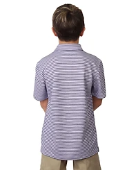 TailorByrd Boys Striped Yarn Dye Modal Polo