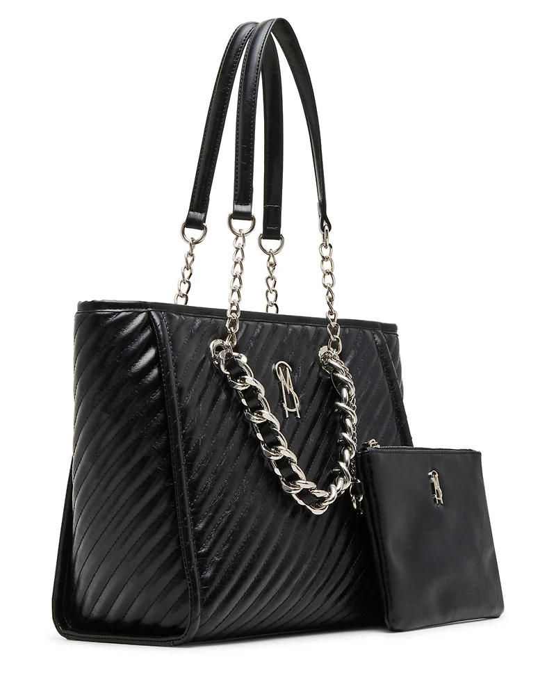 Steve Madden Bkattt-h Large Tote Bag with Pouch