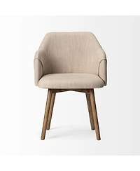 Fabric Upholstered Dining Arm Chair for Modern Dining Room Furniture