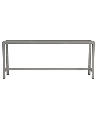 Outdoor Iron Bench for Garden Patio or Porch Seating