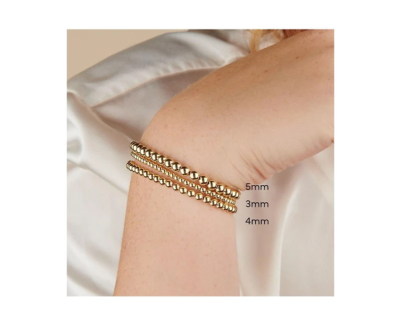 Gold Filled Classic Bead Bracelet