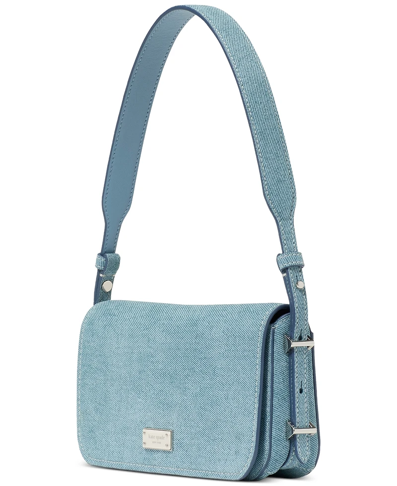kate spade new york Liv Denim Suede Shoulder Bag