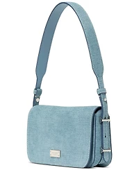 kate spade new york Liv Denim Suede Shoulder Bag
