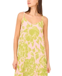 Vince Camuto Women's Floral-Print Maxi Slip Dress